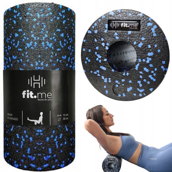 SLÄT ROLLER FÖR MASSAGE, RULLING, ÖVNINGAR, 30CM, SKUM, EPP, HÅRT