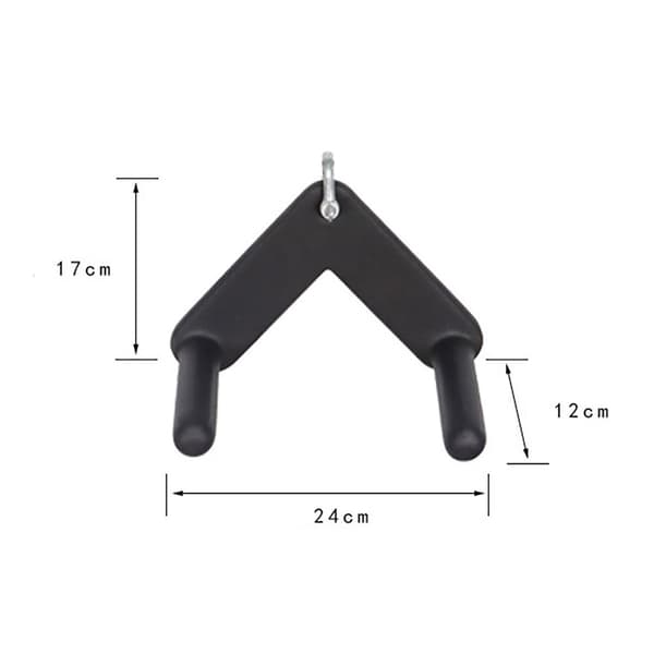 Pull down-stang i stål og PVC - for kabelmaskin og hjemmegym