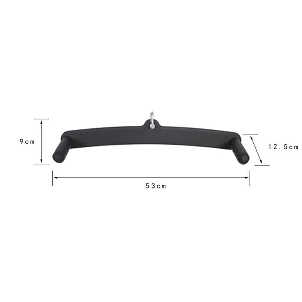 Vetotanko leveä - 53 cm harjoituskahva kaapelilaitteelle