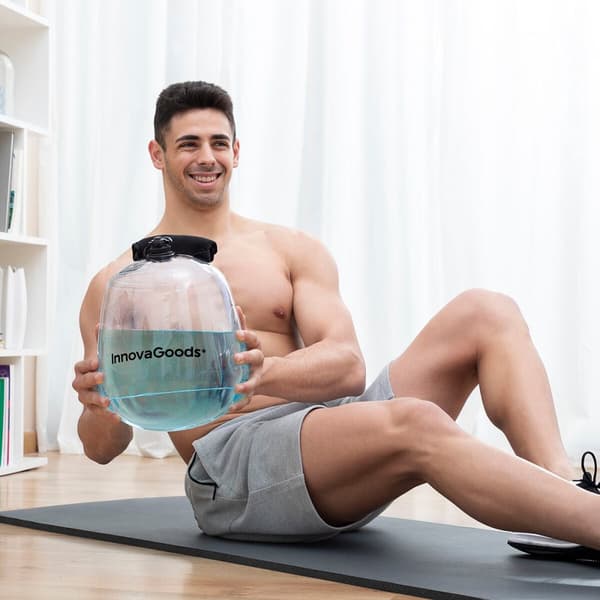 Vattenfylld vattenkokare Bell för Fitness Träning med Motion Guide Fibell InnovaGoods