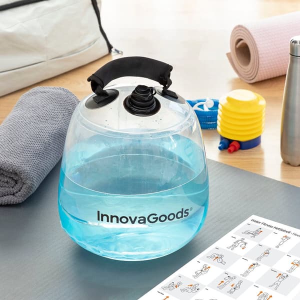 Vattenfylld vattenkokare Bell för Fitness Träning med Motion Guide Fibell InnovaGoods