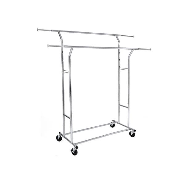 Kraftig dobbel klesstang 110 kg