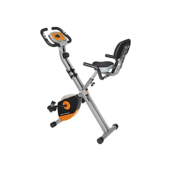 Motionscykel fitnesscykel orange-gr�