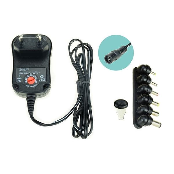 Universell fitnessadapter 3-12V - 1A