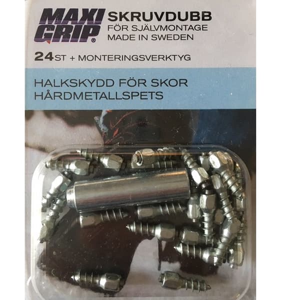 spikes löparskor, monterbara dubb terrängläparskor, MAXIGRIP HM11 24-pack 1124