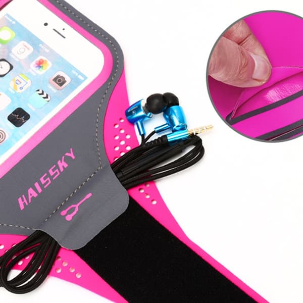 Praktiskt Haissky Mobilfodral Armbandsfodral Löparbälte