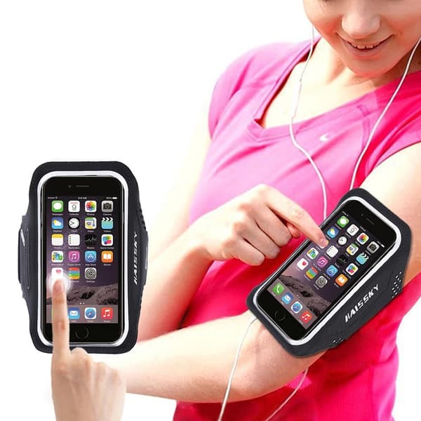 Praktiskt Haissky Mobilfodral Armbandsfodral Löparbälte