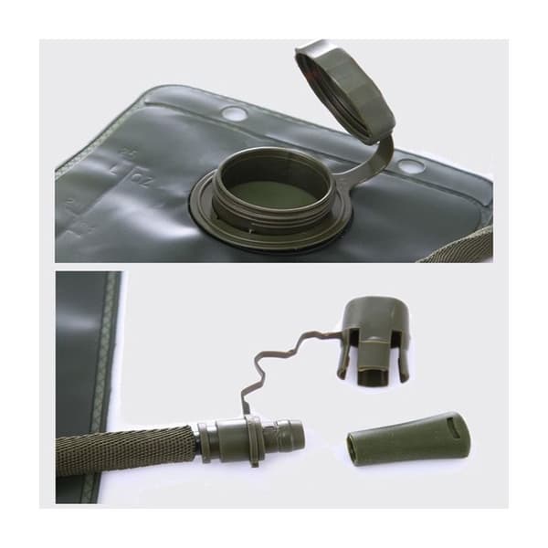 Ryggsäck - Camelbak - Vandring - Grön khaki - 2.5L Vattenficka - Vadderade axelremmar