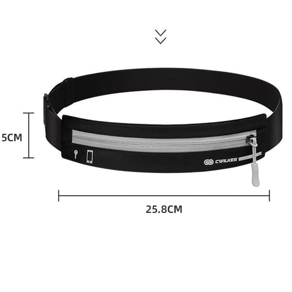 Vattentätt löparbälte/midjeväska i slimmad design