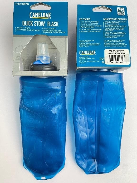 2-PACK CAMELBAK QUICK STOVE FLASK 0.5L, camelbak ihopfällbar vattenflaska