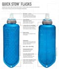 Miniatyrbild 1 av 7: 2-PACK CAMELBAK QUICK STOVE FLASK 0.5L, camelbak ihopfällbar vattenflaska