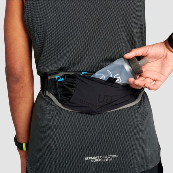 ULTIMATE DIRECTION RACE BELT,  ultralätt löparbälte ink 500 ml mjuk vattenflaska