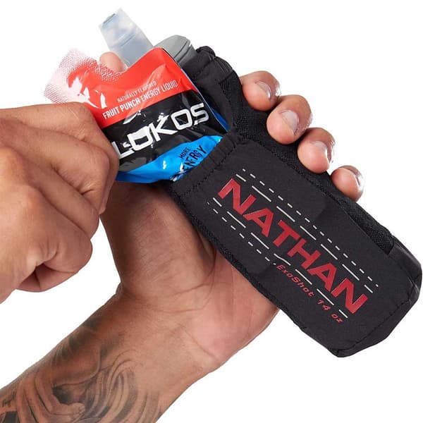 Nathan Pehmeä Pullo Exoshot 2 420ml Musta
