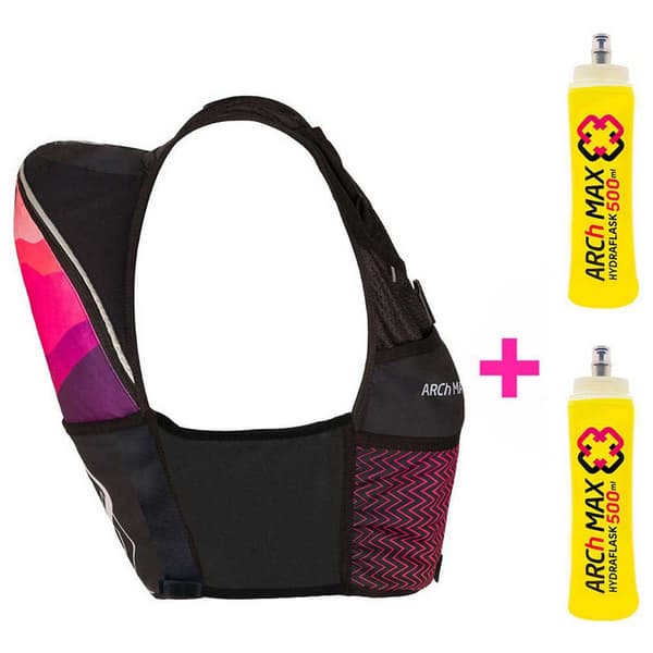 Arch Max Kvinna Vätskeväst 12l + 2sf500ml Svart 2XL