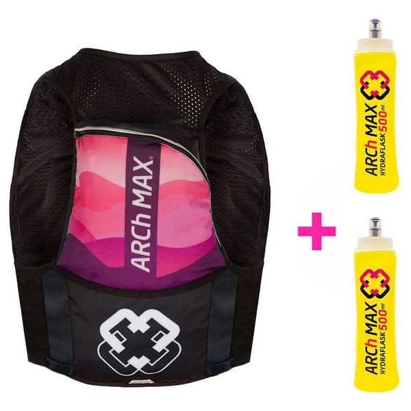 Arch Max Nesteytysliivi 2.5l + 2sf500ml Pinkki 2XL