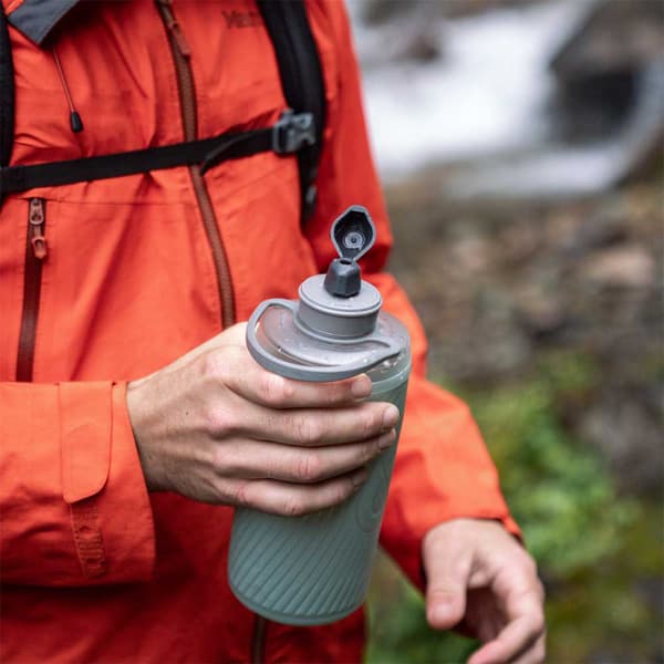 Hydrapak Blød Kolbe Flux 1l Grå