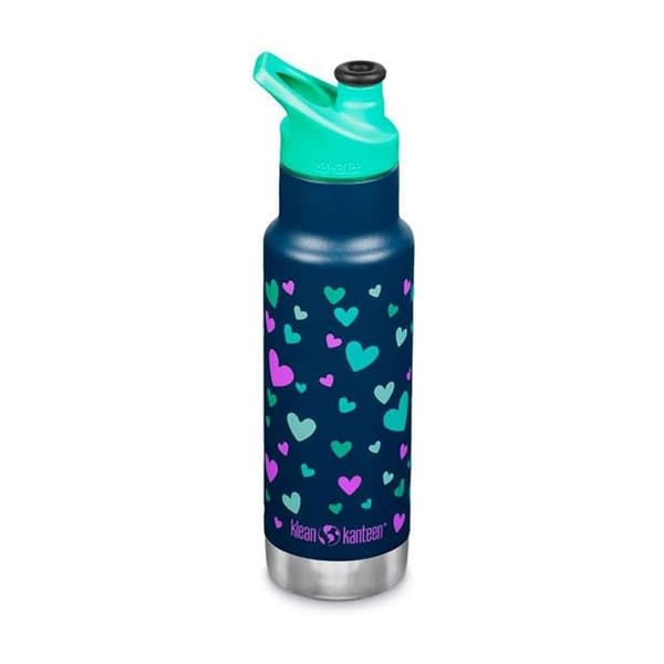 Klean Kanteen Rustfri Stål Flaske Insulated Kid Classic 355ml Barn Sport Kasket Blå
