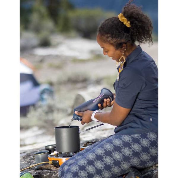 Lifestraw Sammenklappelig Vandfilterflaske Peak Series 1l Blå