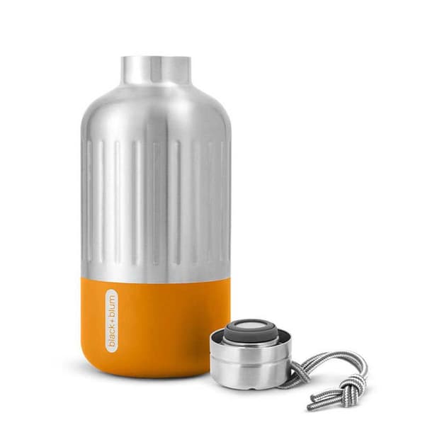 Black+blum Ruostumattomasta Teräksestä Valmistettu Pullo Explorer 650ml Oranssi