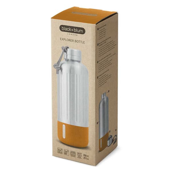 Black+blum Flaska I Rostfritt Stål Explorer 850ml Orange,Silver