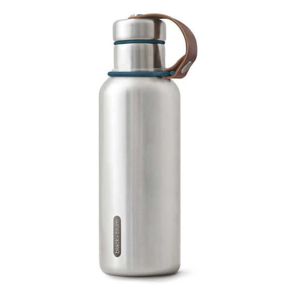 Black+blum Isolerad Vattenflaska 500ml Silver