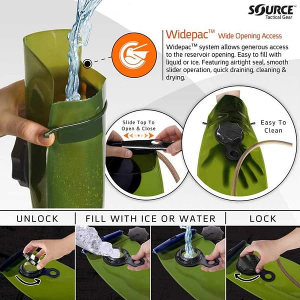 Source Hydra Väska Wxp Tactical 3l Grönt