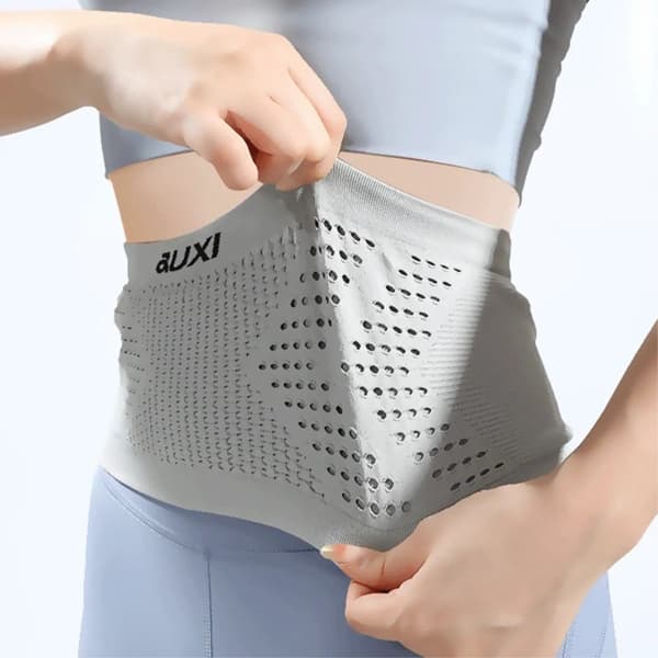 Elastisk Løpebelte Midjeveske Fanny Pack - Svart/L