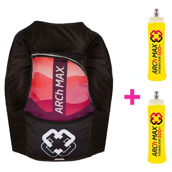 Arch Max Hv8e3s 8l+ 2sf500ml Hydreringsväst Röd S-M