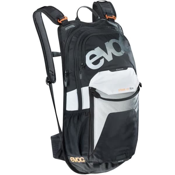 Hydration ryggsäck - Evoc - Stage Team - 12 L - Svart - Vit - Neon-Orange