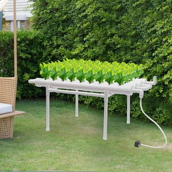 Hydroponiska förökningssystem, 4 rör, 36 planteringsplatser