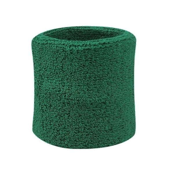 Svettebånd - Ankelbånd - Kort [8cm] - Dobbel pakke Mørk grønn One-size