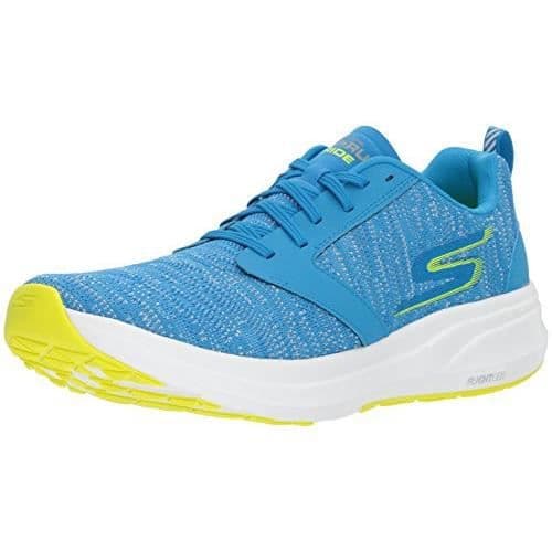 SKECHERS Go Run Ride 7 Sneakers - Mænd - Navy - Strikket øvre - Snørebånd - Gummisål