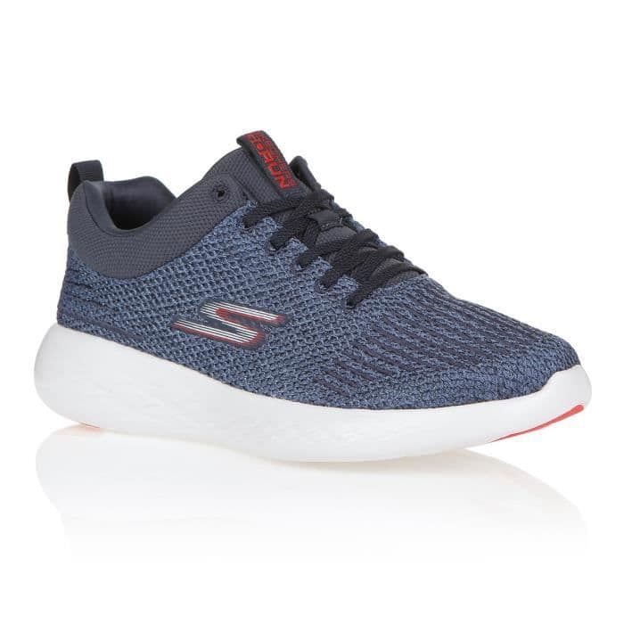 SKECHERS Go Run 600 Nile Running Sneakers - Mænd - Hvid