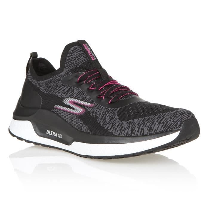 SKECHERS Go Run Steady Swift Running Sneakers - Kvinder - Sort og lyserød