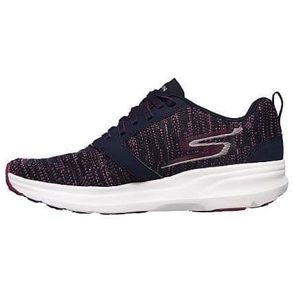 SKECHERS Go Run Forza 3 løbende sneakers - Kvinder - Grå og lyserød