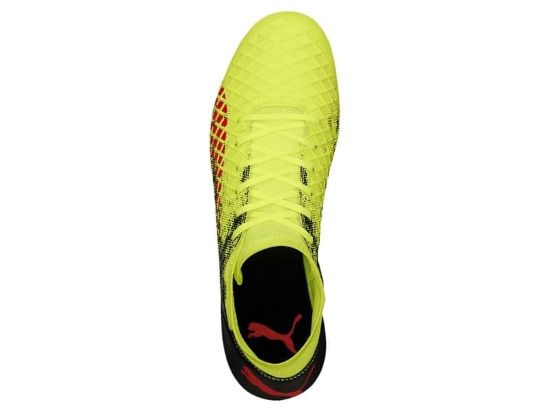 PUMA FUTURE 18.3 FG AG FIZZ Fodbold Hanstik Sort, Gul