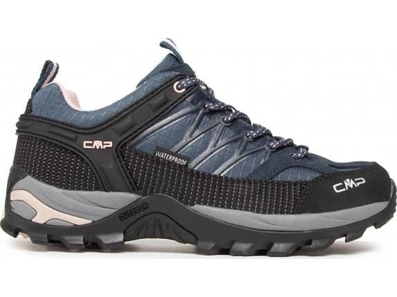 Naisten vaelluskengät CMP Rigel Low Wmn Trekking Shoe Wp Asphalt-Antracite-Rose r. 36