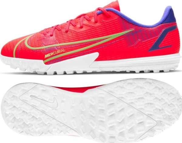 Nike Nike VAPOR 14 ACADEMY TF JR CV0822 600 CV0822 600 Red 38 1/2