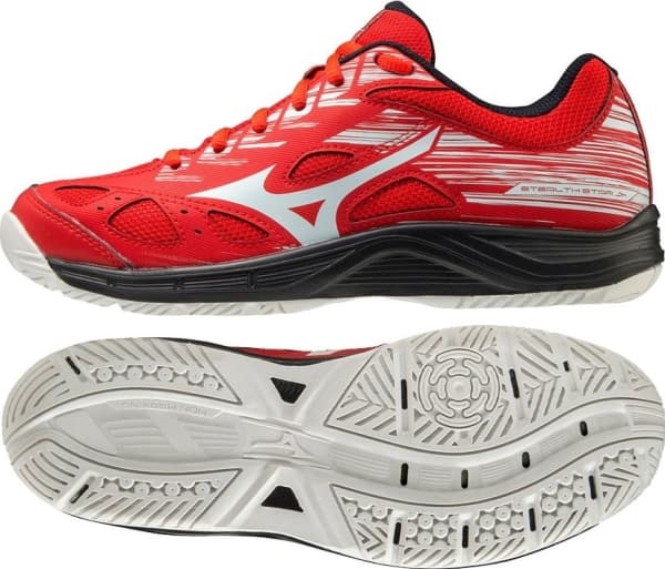 Mizuno Volleyball shoes Mizuno STEALTH STAR JR X1GC210763 X1GC210763 red 36 1/2