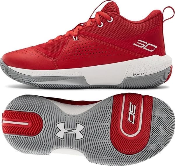 Under Armor Basketball shoes UA GS SC 3Zero IV Boys 3023918 600 3023918 600 red 38 1/2