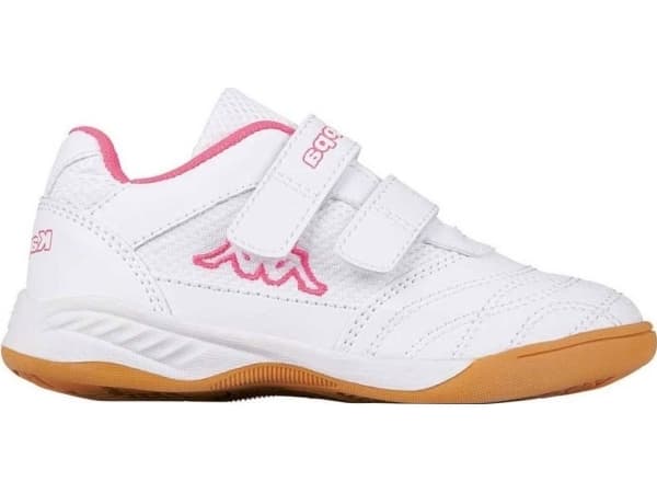 Kappa Kickoff K barnskor vit och rosa 260509K 1027 34