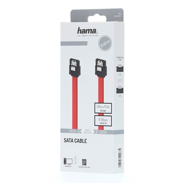 Hama SATA Serial-ATA III 6 Gbit/s Kabel Intern 0,45m