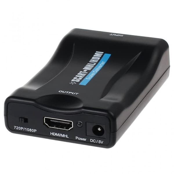 Konverter Scart til HDMI Full HD (1080p).