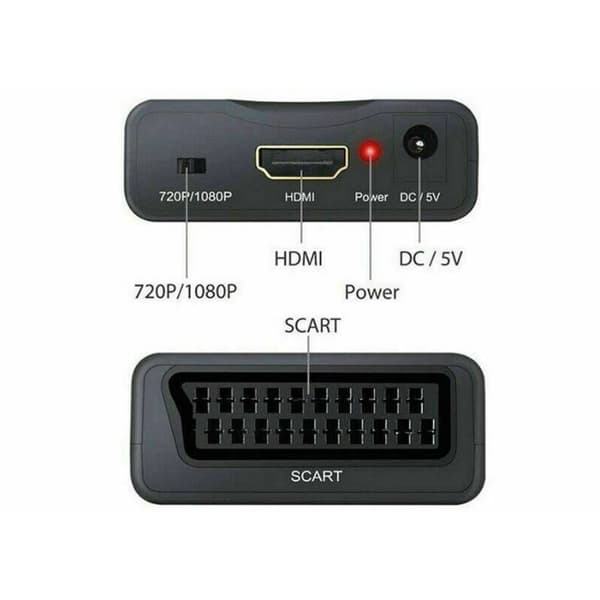Scart til HDMI konverter 1080p