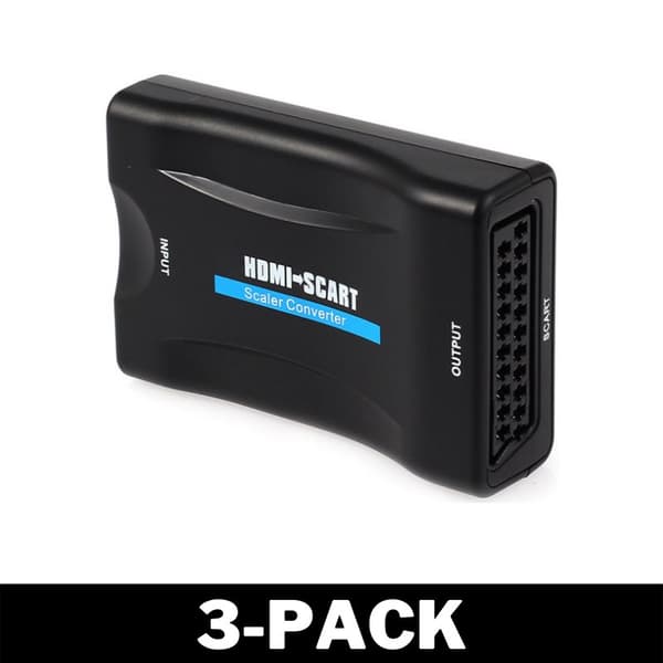 HDMI til Scart Converter Adapter 1080p 3-Pack