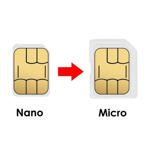 Clamp Nano-sim kortskärare + Nano-Sim / micro-Sim-adapter + Extraktor