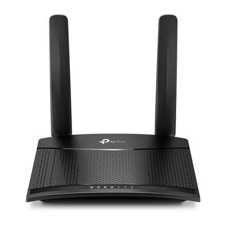 TP-LINK TL-MR100 LTE wireless router Single-band (2.4 GHz) Black Svart