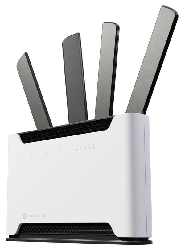 MikroTik Chateau 5G ax, 4x GLAN, 2,5 GLAN, 2.4+5GHz, 802.11a/b/g/n/ac/ax, LTE 20, USB 3.0, L4, indoor