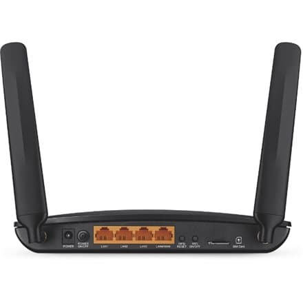 TP-Link Archer MR200 wireless router Fast Ethernet Dual-band (2.4 GHz / 5 GHz) 4G Black