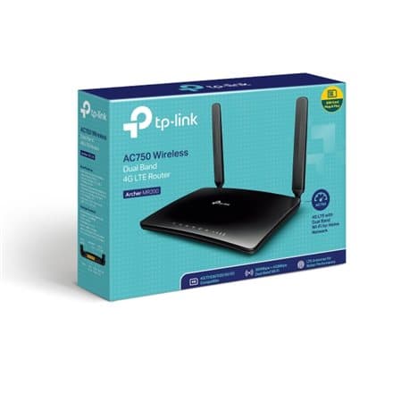 TP-Link Archer MR200 wireless router Fast Ethernet Dual-band (2.4 GHz / 5 GHz) 4G Black